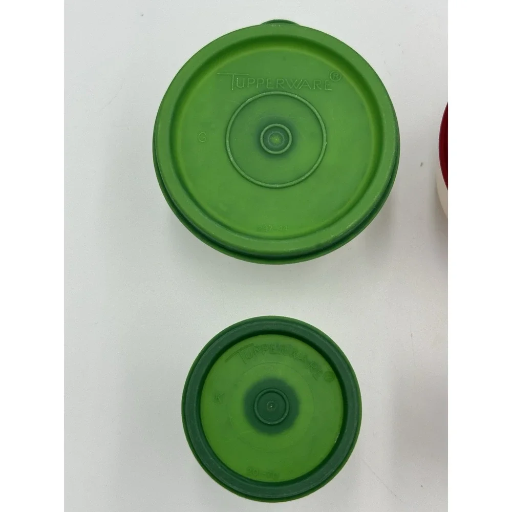 Set Of 6 Tupperware‎ Containers - 3 Condiment & 3 Snack